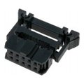 Conector cablu banda, 10 pini, pas 2.54mm, cu clichet, pas banda 1.27mm, AWP-10ZZ