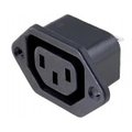 Soclu mama alimentare, IEC, 60320, C13,  panou, 10A, CS-003