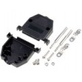 Carcasa D-SUB,  25, pini, negru, DSC-325-B