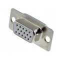 Conector mama D-SUB, 15 pini, HD, lipire, pe cablu, DSC-515