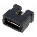 JUMPER-2.0/B, Jumper; şiruri pini; mamă; deschis; 2mm; 1x2; neagră