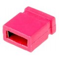 Jumper, inchis, rosu, 2.54mm, JUMPER-R-Z
