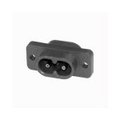 Conector alimentare, 2 pini, tata, IEC 60320, C8, 2.5A, 220VAC, GZ-01