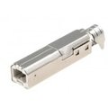 Conector USB-B mufa, pentru lipire cablu, USBB-W