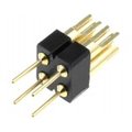 Adaptor; şiruri pini; PIN: 2; drept; 2,54mm; lipire,THT; 1x2; aurit, ZL210-2P