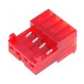 Conector mama, MTA100,-pini, pas 2.54mm, 3-643813-4