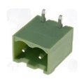 Conector pcb, deconectabil, 2 pini, 15A, 5.08mm, TBG-5-KW-2P-GN