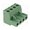 Conector mama, 4 pini, pe fir, 5.08mm, 15A, TBW-5.08-K-4P