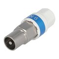 Conector coaxial, drept, mufa, 9.5mm, IEC 169-2, pe cablu, 99909686