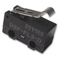 Microintrerupator SPDT; ON-(ON),  D2F-FL3-D, OMRON