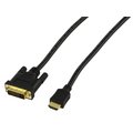 Cablu HDMI-D, 19p tata, DVI-D 18+1p, 2m, CABLE-551G/2.0