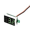 Voltmetru digital, 0-99.9V, panou, 23x14mm, verde, 705, ADAFRUIT