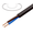 Cablu 2x0.5mm2, OMY, rotund, litat, Cu, cu manta de PVC, negru, 300V, OMY2/0.50-C