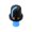 Buton plastic potentiometru axial, 6mm, Negru-Albastru, crestatura D, GMN-4P1.5-BL