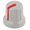 Buton plastic potentiometru, AX 6mm, Gri -Rosu, GMN-4SRD