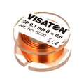 Bobina audio; cu aer; 0.1mH; 0.35ohmi; Diam.cablu:0.6mm; diam:25mm; SP-0.1MH/25-VS