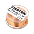 Bobina audio; cu aer; 0.22mH; 0.54ohmi; Diam.cablu:0.6mm; diam:25mm; SP-0.22MH25-VS