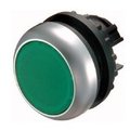 Intrerupator panou, apasare, monostabil, 22mm, verde, orificiu montare Ø22.5mm, M22-D-G, EATON
