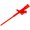 Clips rosu, de masurare, cu penseta; 10A; 155mm, AX-CP-07-R