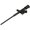 Clip negru de masurare cu penseta; 10A; 155mm, AX-CP-07-B