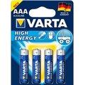 Baterie 1.5V, alcalina, High energy, R3, AAA, 4 BUC, VARTA-4903/4B