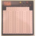 Placa test, Breadboard, 2560 puncte, 240x260mm, WB-108