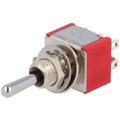 Intrerupator basculant, DP3T; (ON)-OFF-(ON), 6 pini, orificiu montare Ø6.35mm, 1MD4T1B1M1QE