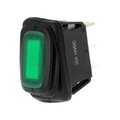 Intrerupator basculant auto, ON-OFF, 16A, IP65, verde, 3 pini, SPST, orificiu montare 29.4x13.8mm, R13238B801G
