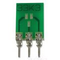 Adaptor smd, 3-SC-70/SOT-323 to 3-SIP, 1.3mm, 1384009