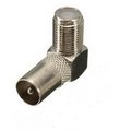 Adaptor mufa F,   F mama , tata tv, 90 grade, FC-0255
