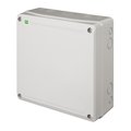 Carcasa ABS gri, IP65, IK07, capac gri, 330x330x130mm, EPN-2750-00