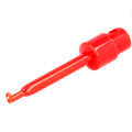 Clip miniatura, de testare, cu carlig, miniatura, dia 3,5mm 3A, rosu, ICC16A-R