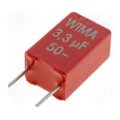3.3uF/50V, condensator poliester, MKS2, RM5, WIMA
