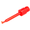 Clip miniatura, de testare, cu carlig, miniatura, dia 3,5mm 3A, rosu, ICC16A-R