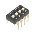 Intrerupator DIP-SWITCH, 4 ON-OFF, EAH104E