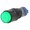 Intrerupator apasare, push, SPDT, ON-(ON), verde, fara mentinere, V12Y-11-G