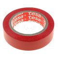 Banda izolatoare, rosu, 15mm x 10m, tesaflex, 53988-15/10-RD, TESA
