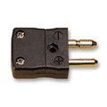 Conector termocuplu J, tata, negru, FSTC-J-M