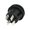 Push-buton, rotund, negru, OFF-(ON), DPST, 6A, 4 pini, orificiu montare Ø20.2mm, R13527A202BB