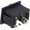 Comutator basculant, ON-OFF, 1A, 2 pini, SPST, orificiu montare 13.8x9mm, RSSM1011C3BK
