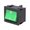 Comutator basculant, OFF-ON, 10A, 4 pini, iluminare, verde, orificiu montare 22 x 19.2mm, 1805.7109, Marquardt