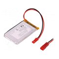 Acumulator 3.7V, Li-Po; 1900mAh; 7.3x40.5x63.5mm; ACCU-LP684063/CL