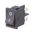 Comutator basculant, OFF-ON, 16A, 4 pini, DPST, 1858.1103, IP40, orificiu montare 19.8x12.9mm, MARQUARDT
