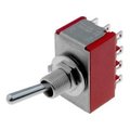 Intrerupator basculant, ON-OFF-ON, 5A, 12 pini, 4PDT, 1M43T1B5M1QE