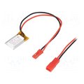 Acumulator 3.7V, Li-Po; 85mAh; 3x15x25mm, ACCU-LP301525/CL