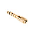 Adaptor jack 6.35mm, jack stereo 3.5mm, aurit, GOLD6.35-3.5