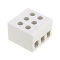 Regleta de conexiuni, ceramica, 24A, 500V, 3pini, 2.5mm2, SI-ZPA3-2.5
