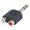 Adaptor jack 6.35mm, tata, 2 x RCA, mama, stereo, AC-011