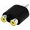 Adaptor mufa  RCA, tata,la  2 x RCA, mama, mono, adaptor T,  gold, AC-016
