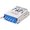 Soclu USB-A; USB 3.0, pentru PCB; THT; drept, 48408-0003, MOLEX